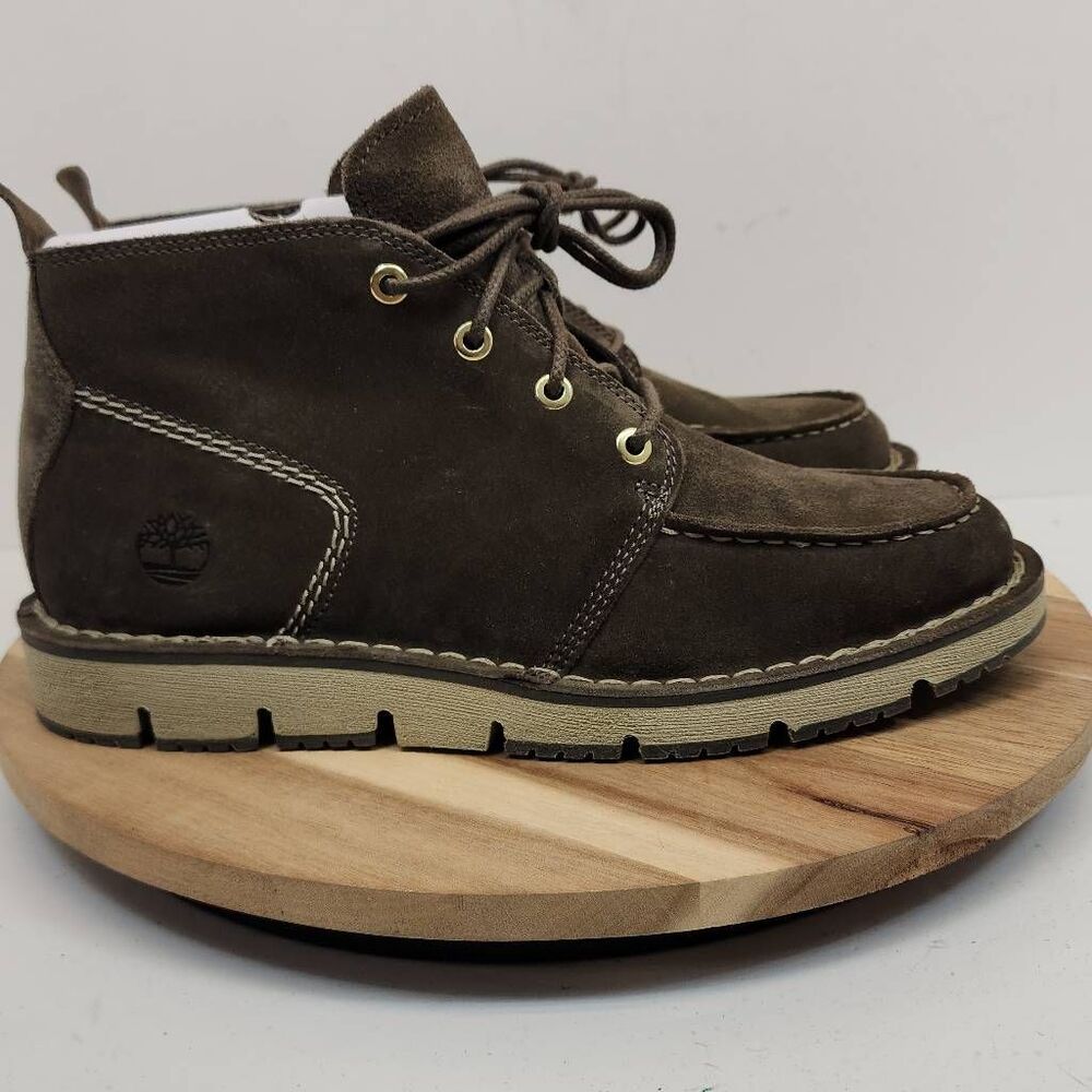Timberland Westmore Mid Lace Chukka Boot Mens Size 8 Olive / Gray